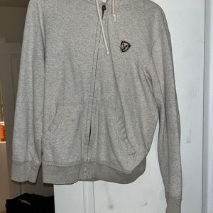 American Eagle Gray Zip up